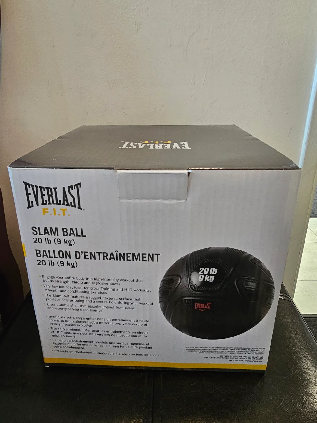 EVERLAST Slam Ball 20 lb/9 kg. FAST PICK-UP image indicator(3)