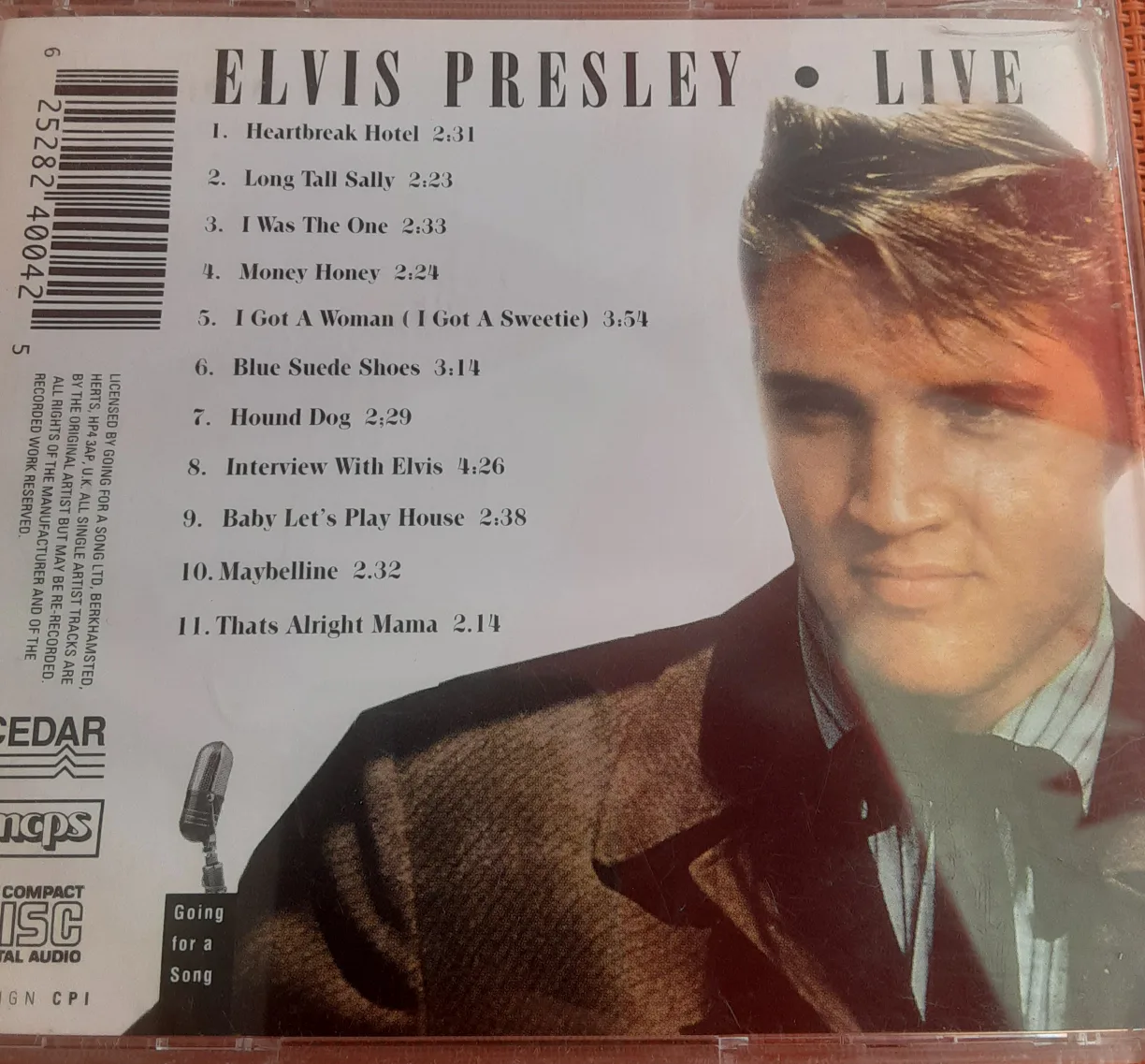 Elvis Presley Live CD image indicator(5)