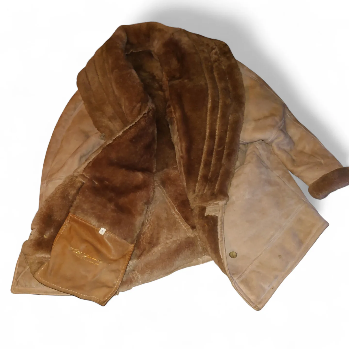 80s Vintage Brown Jacket, M image indicator(2)