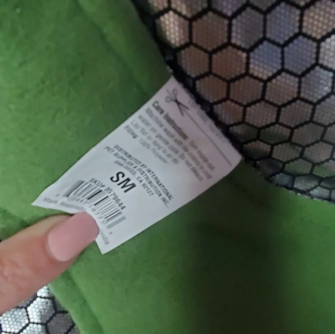 Youly Green and Blue The Explorer Reflective Pet Coat Size Small image indicator(7)