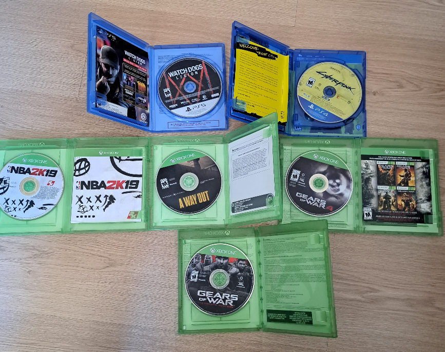 Video Games: Watch Dogs, Cyberpunk, NBA 2K19, Gears of War etc - photo 2