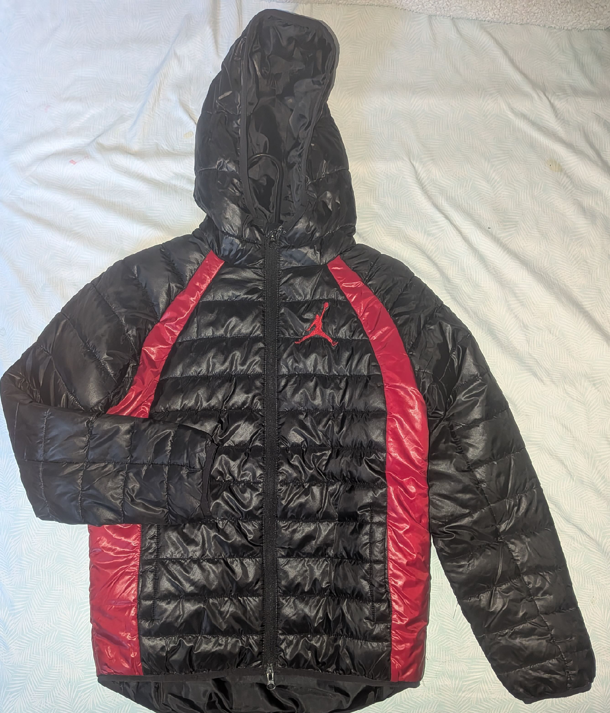 Jordan Black & Red Puffer Jacket