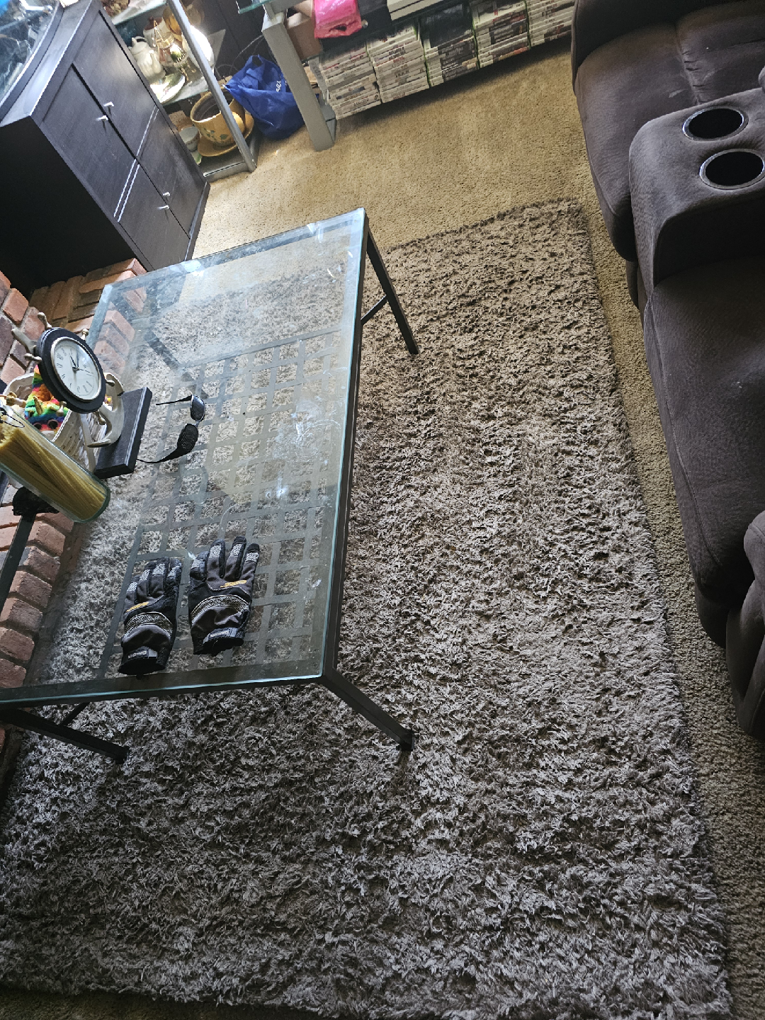 shaggy rug