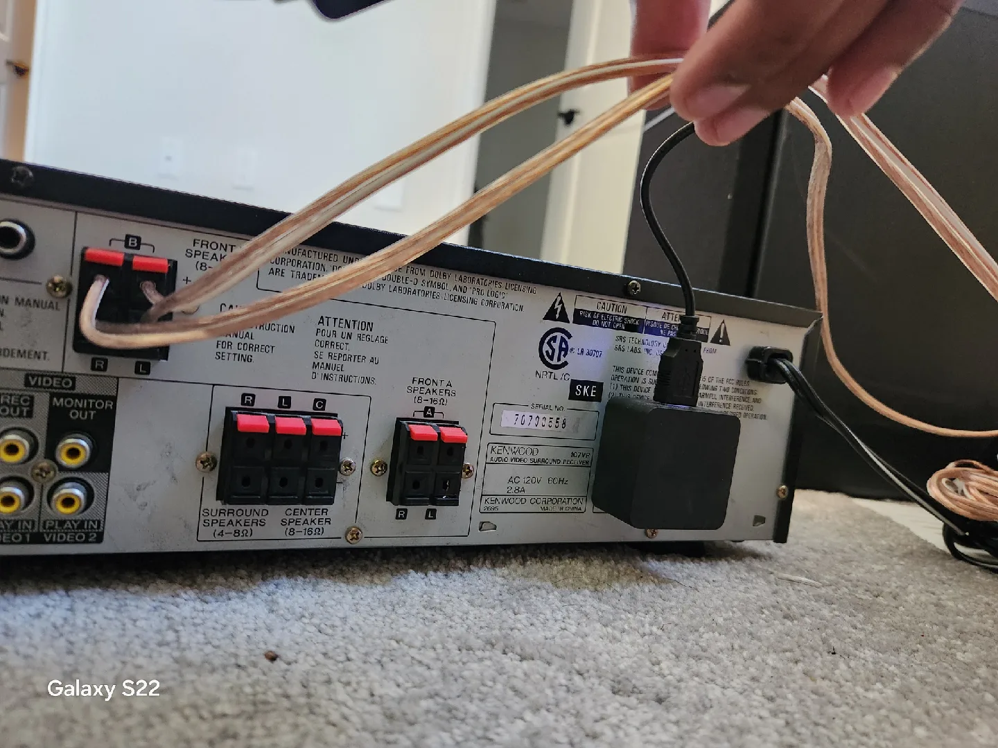Kenwood Audio Video Surround Receiver VR-407R image indicator(4)