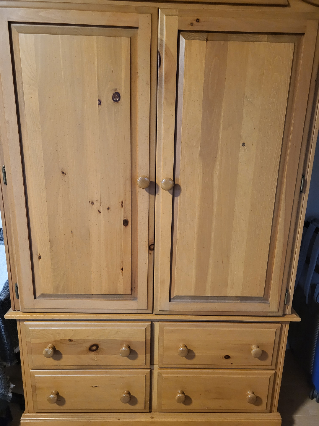 Bedroom Set, 6-piece Solid Wood