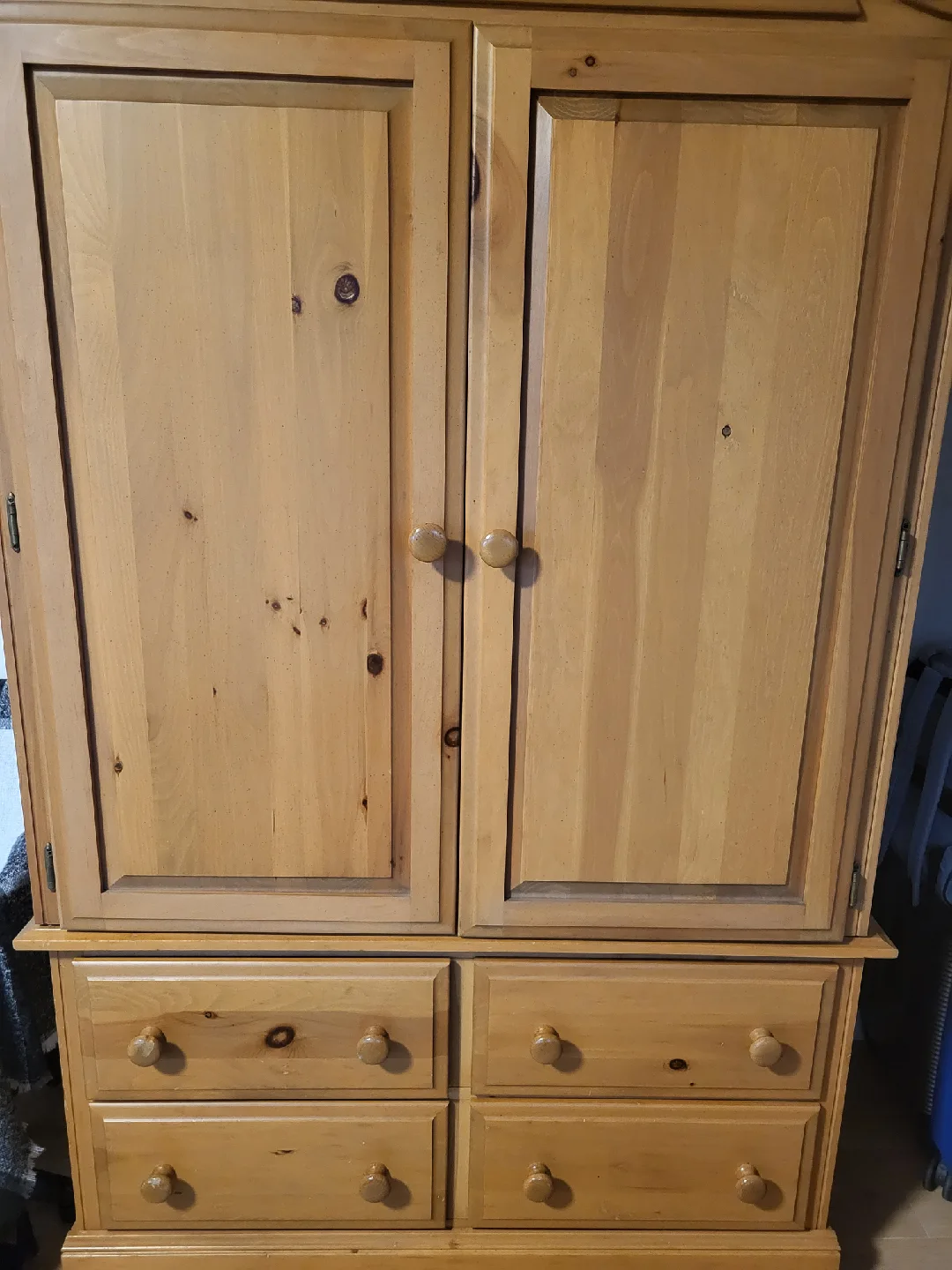 Bedroom Set, 6-piece Solid Wood