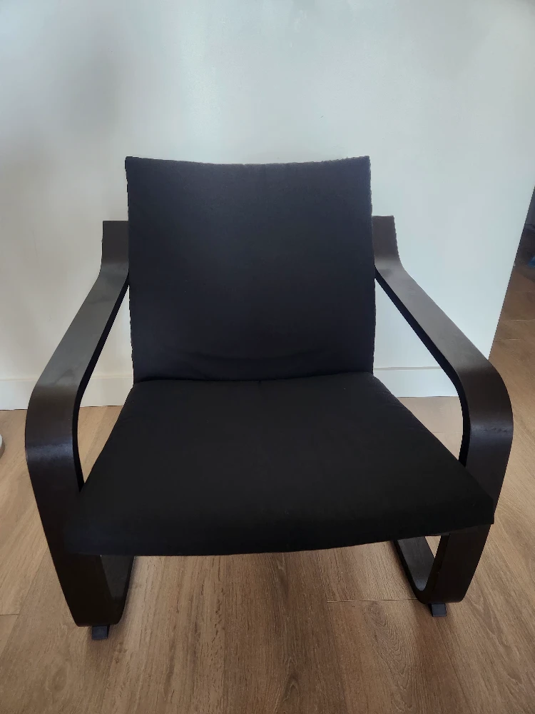 Ikea Poang low-back chair - Black