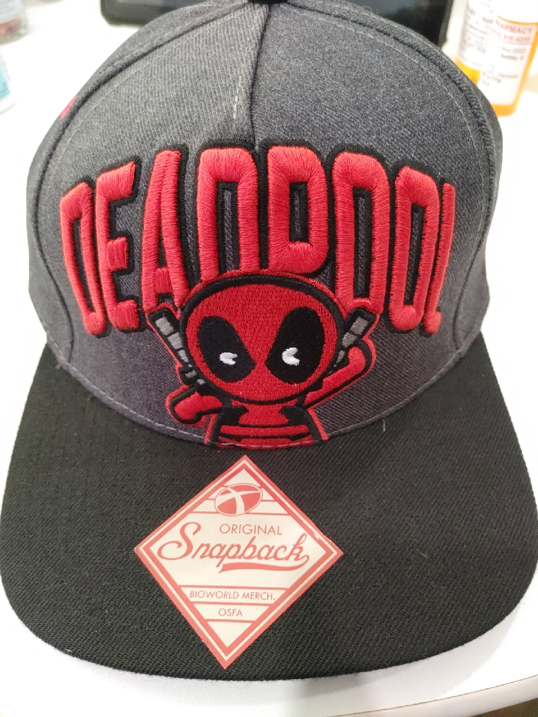 🧡MARVEL AUTHENTIC DEADPOOL CAP BRAND NEW!