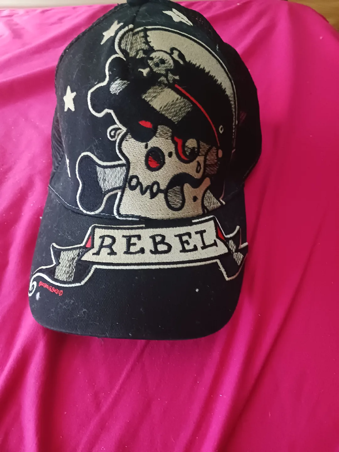 Illicit Originals Black Trucker Hat - Rebel Design thumbnail