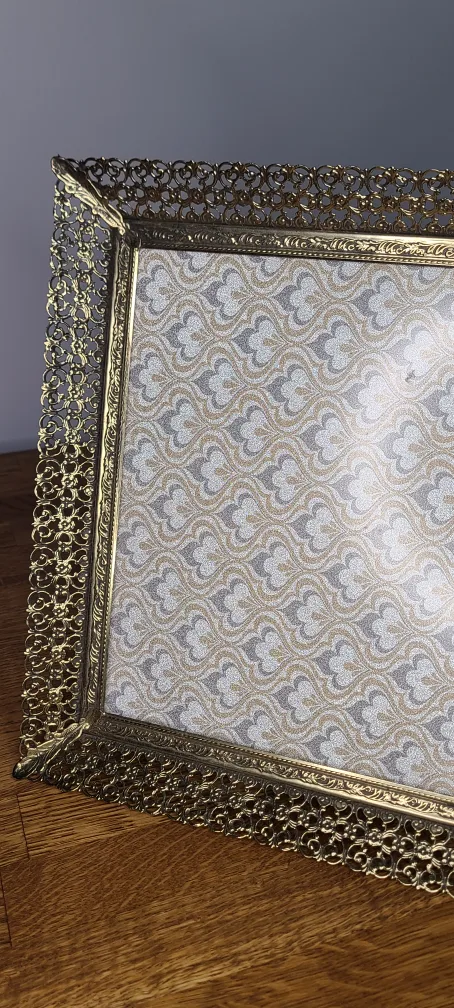 Vintage Ornate Gold Picture Frame image indicator(3)