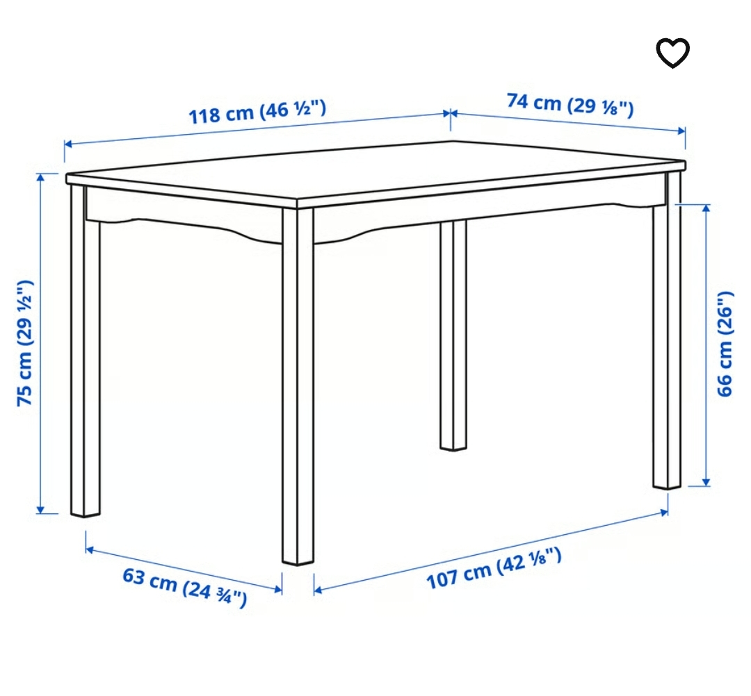 Dining Table Set with 4 chairs - photo 2