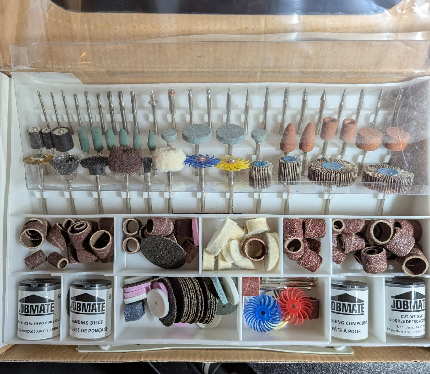 JOBMATE Rotary Tool 300pc Accessory Kit - photo 3