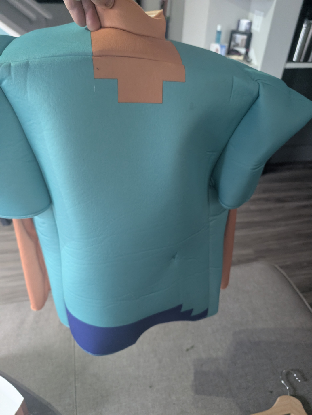 Minecraft Steve Halloween costume 10 to 12 year - photo 2