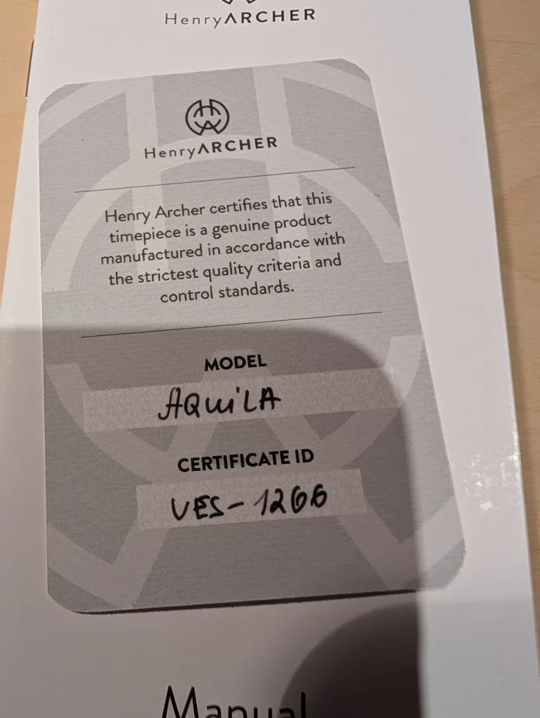 Henry Archer Automatic Watch image indicator(9)