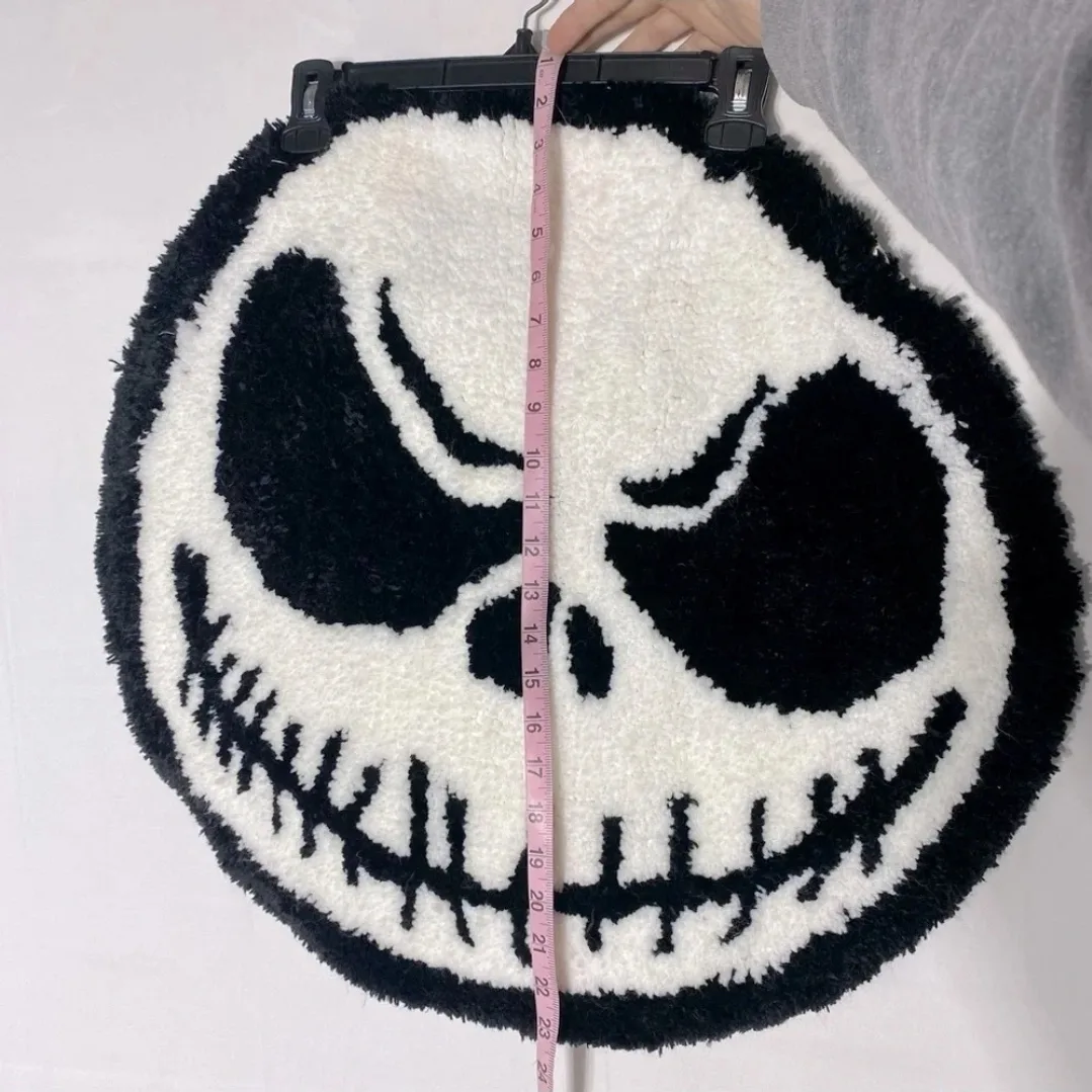 Handmade Nightmare Before Christmas Jack Skellington Rug image indicator(3)