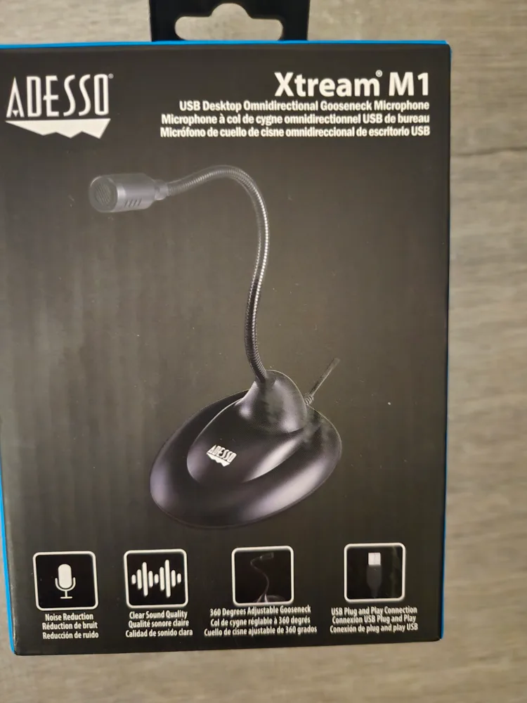 Adesso Xtream M1 USB Desktop Microphone - New thumbnail