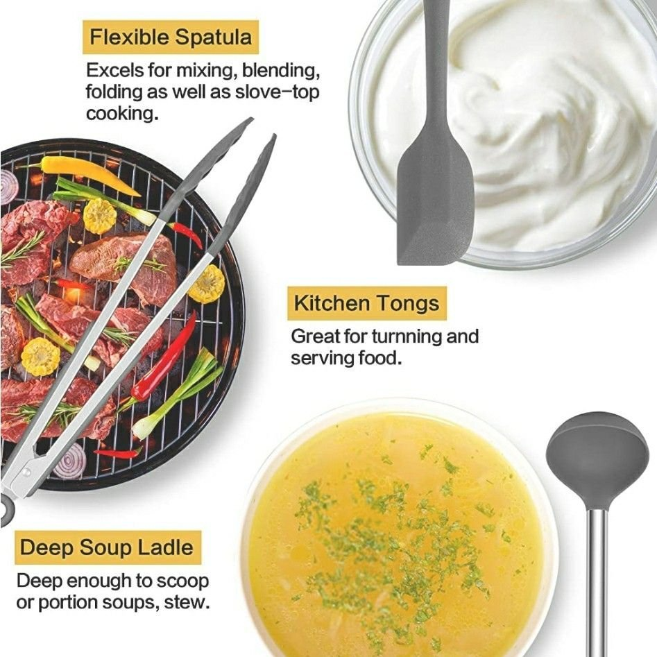 Silicone Kitchen Utensil Set - photo 4