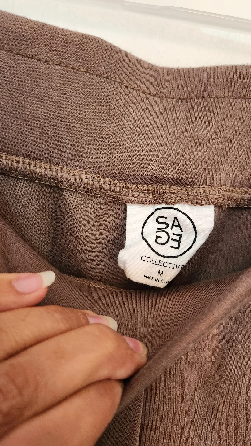 Sage Collective Brown Pants - Size M image indicator(3)