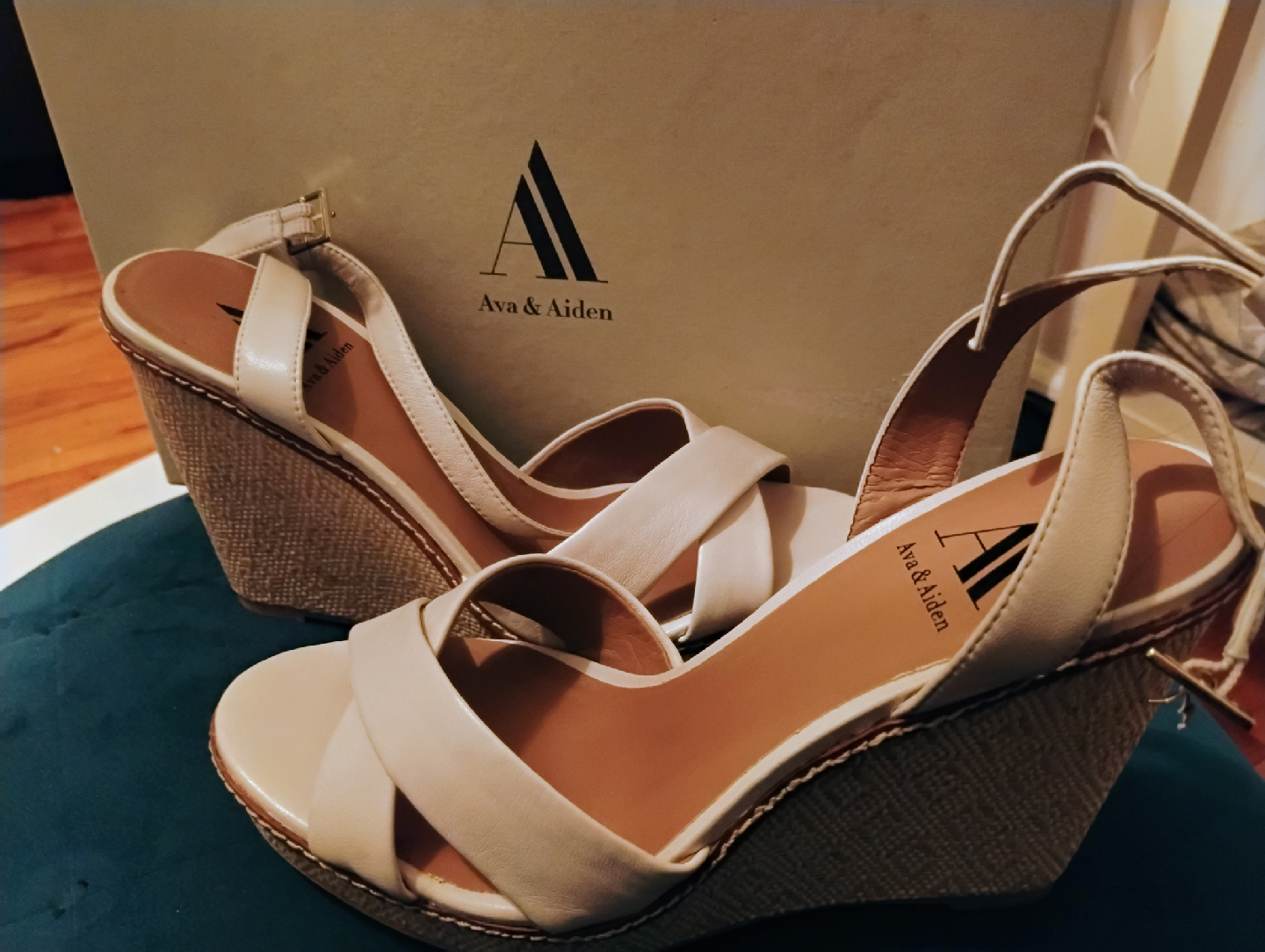 Ava & Aiden Women's Wedge Sandals - Size 7.5