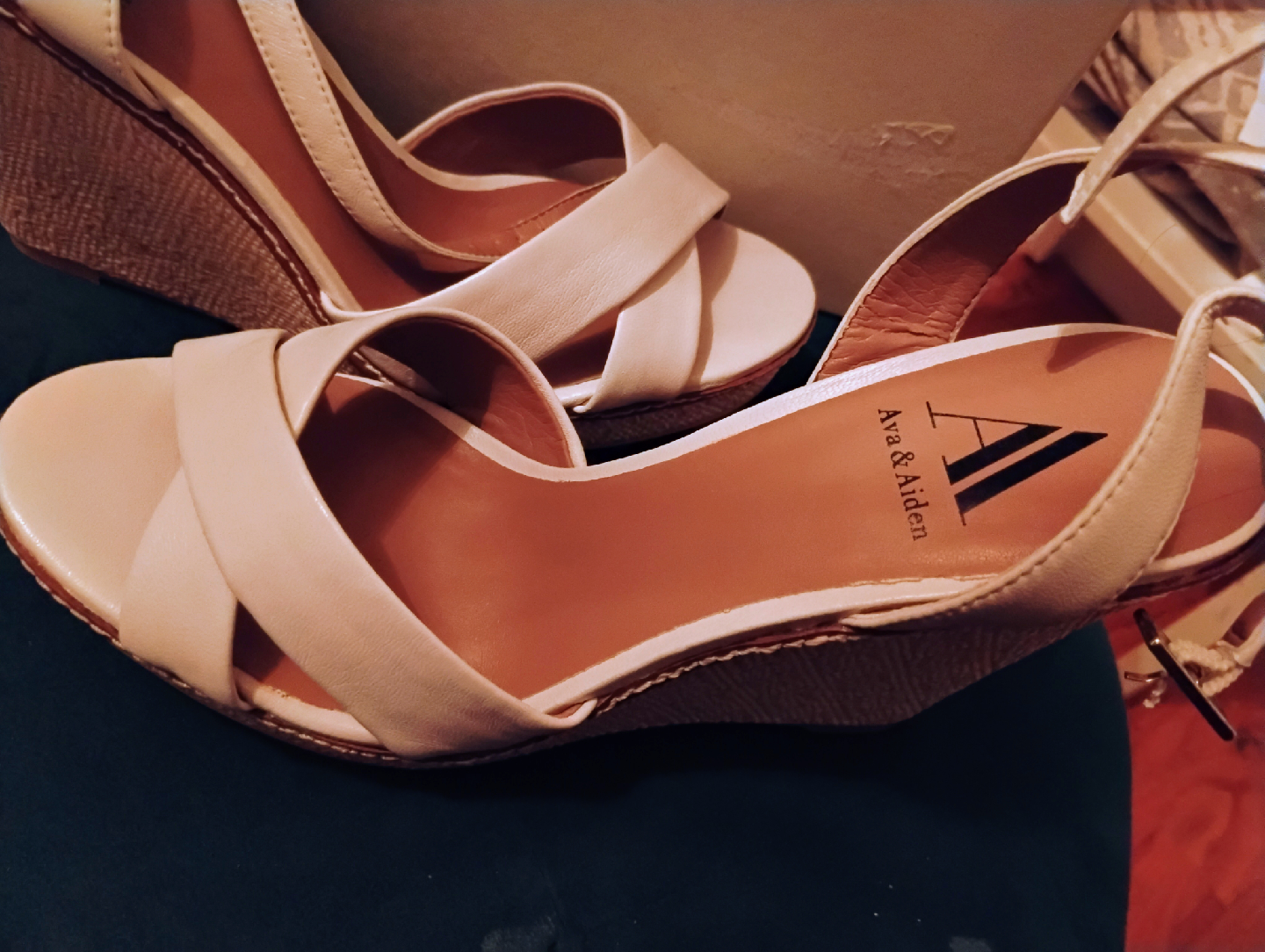 Ava & Aiden Women's Wedge Sandals - Size 7.5 - photo 2