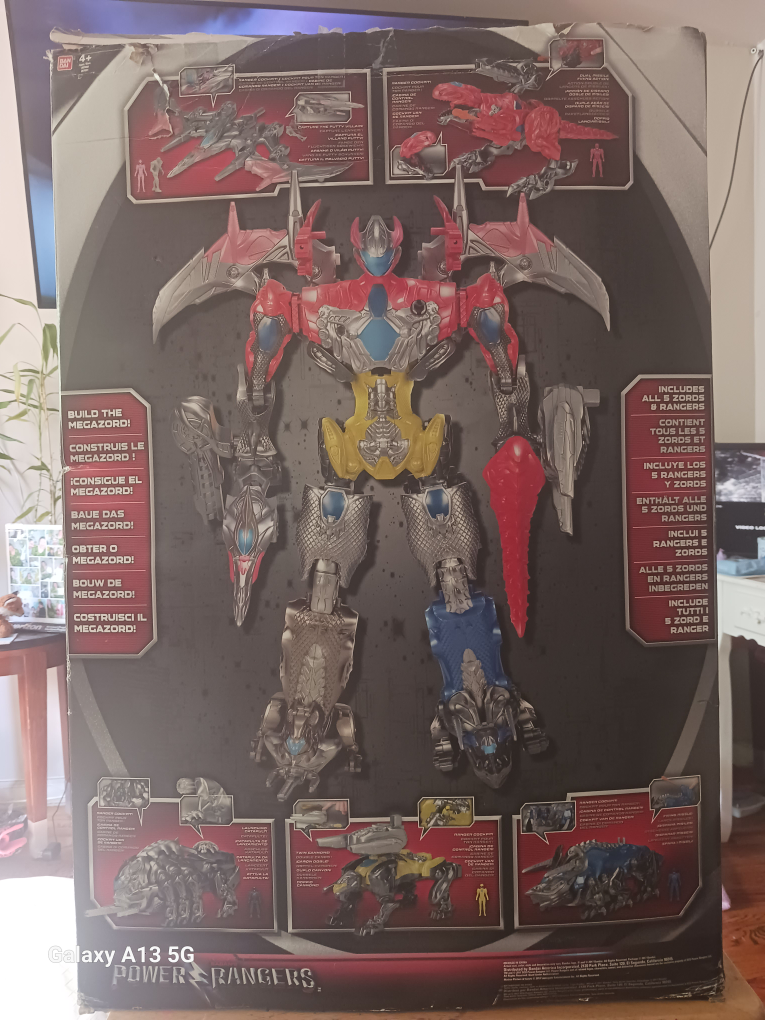 Power Rangers 5-in-1 Combined Megazord Toy - photo 2