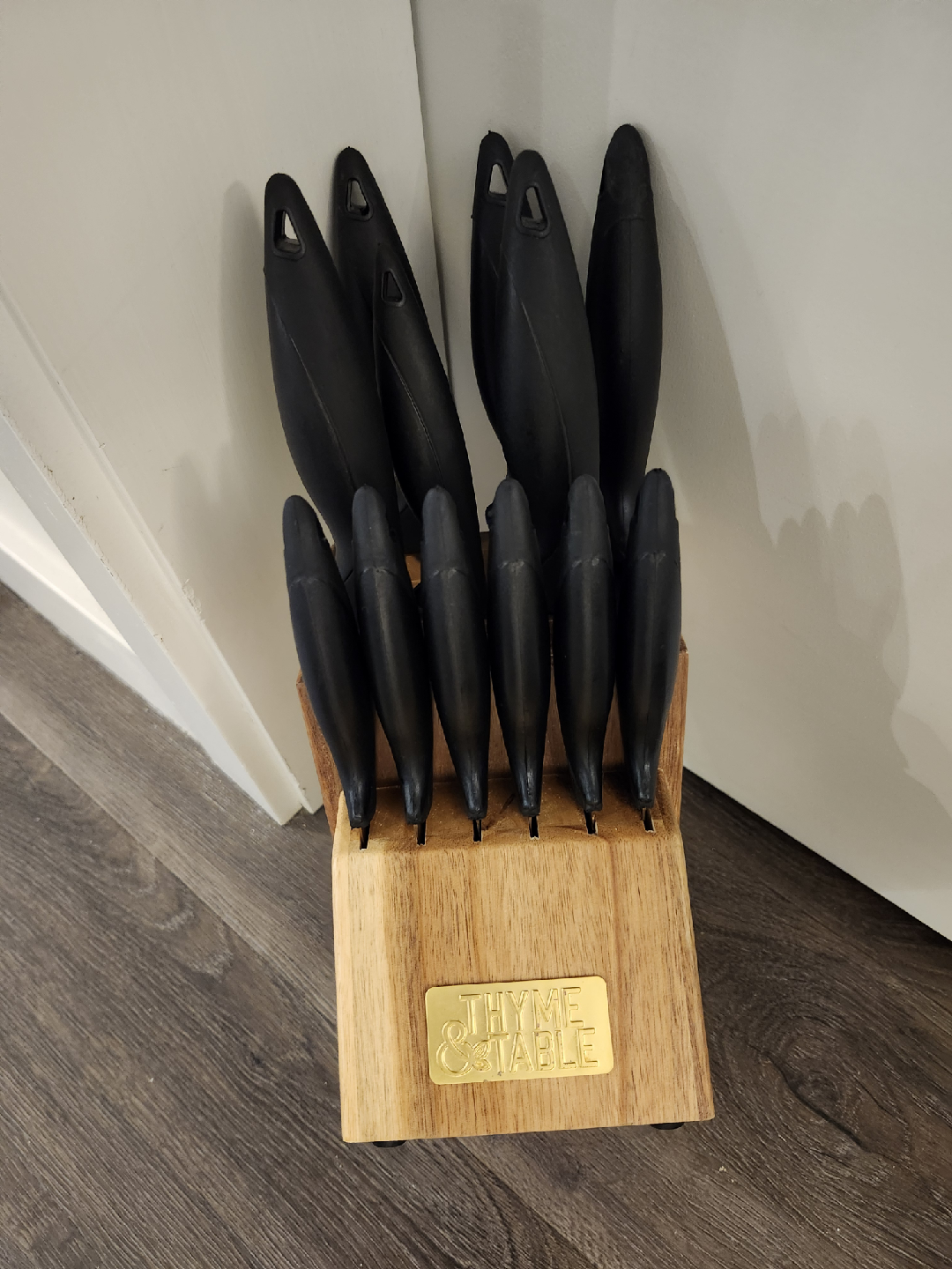 Thyme & Table 12-Piece Knife Block Set