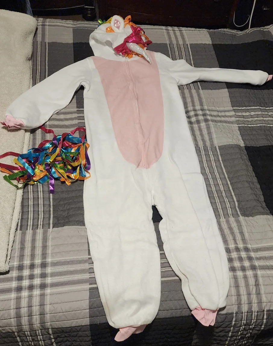 Unicorn Zipster Costume - Size Medium (8-10) image indicator(2)