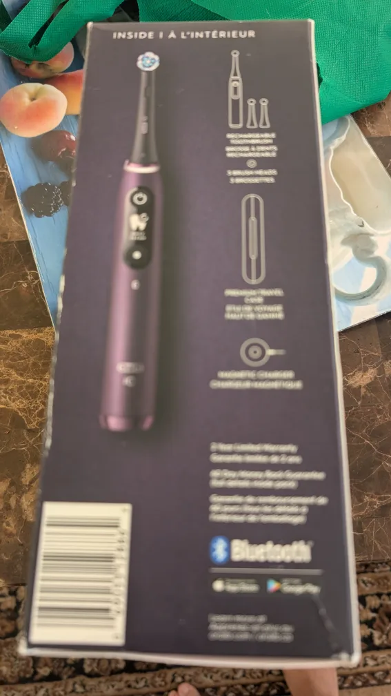 Oral-B iO Series 8 Rechargeable Toothbrush - Violet Ametrine image indicator(2)