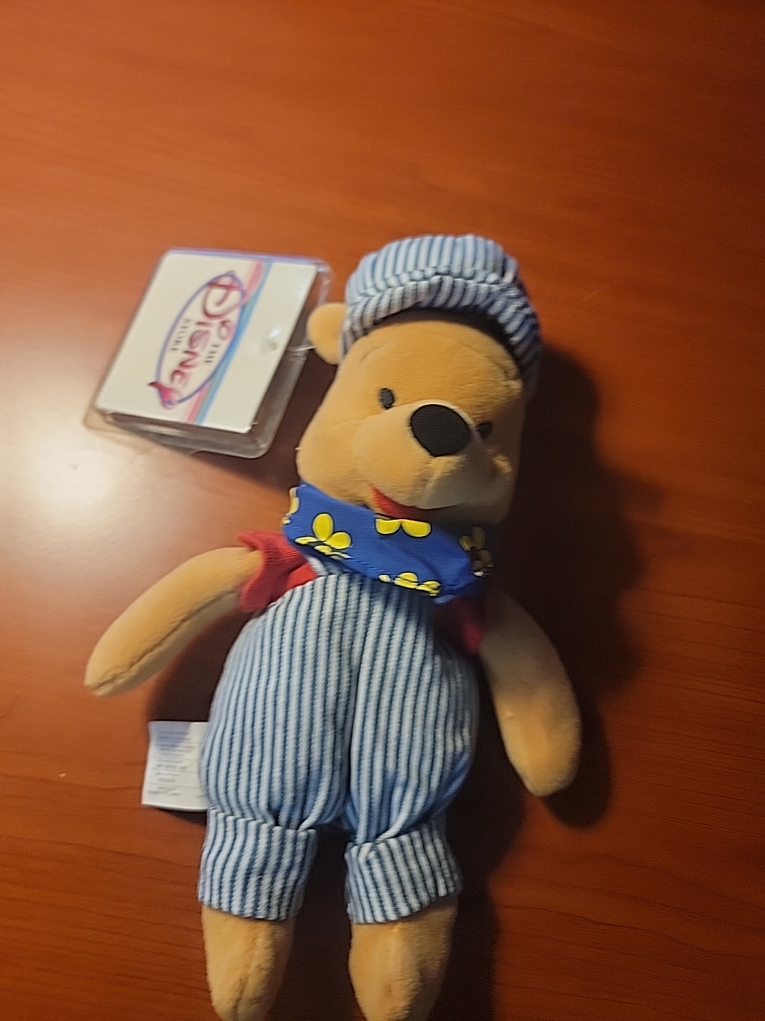 Disney Winnie the Pooh Train Conductor Plush - New