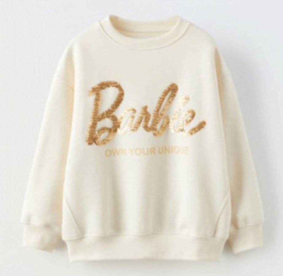 Barbie Cream Sweatshirt (brand new)
