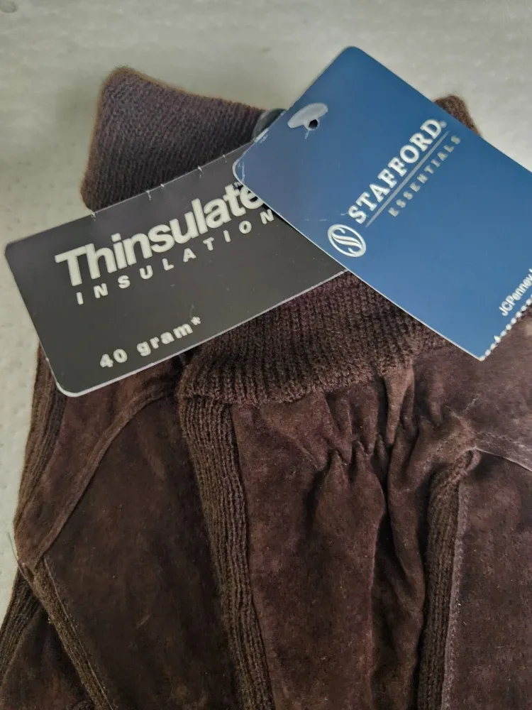 New Stafford Essentials Brown Gloves