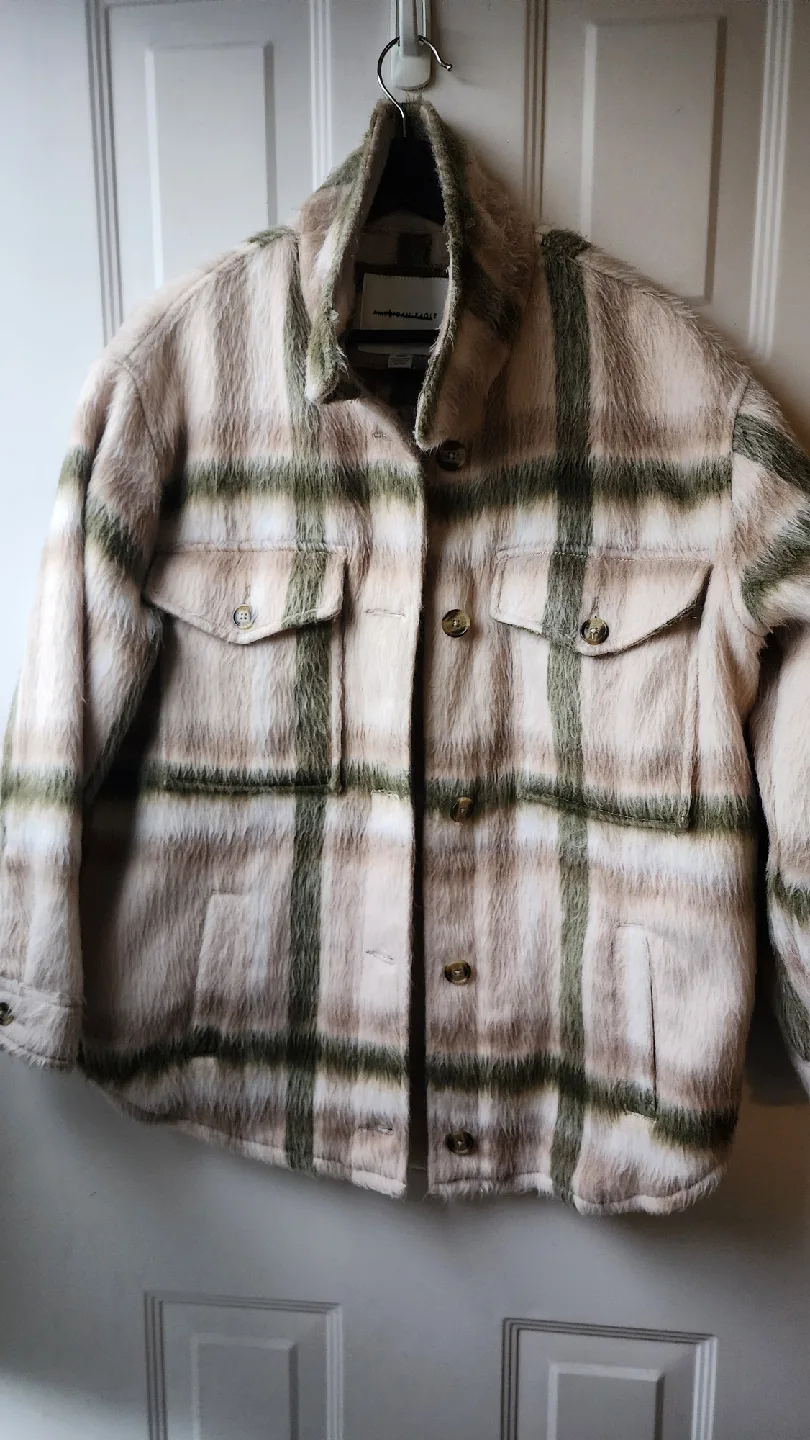 American Eagle Plaid Flannel Shacket