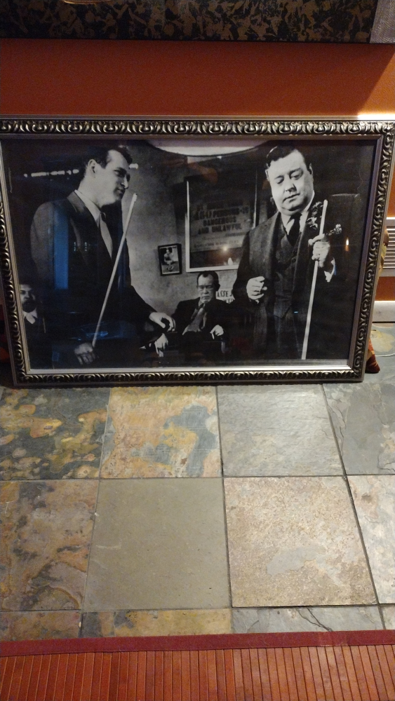 Framed Pool Players Print