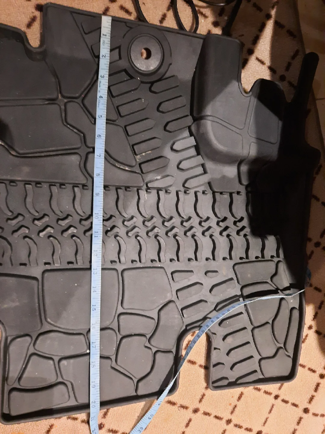 Wocch Jeep Wrangler JK Floor Mats - Black image indicator(6)