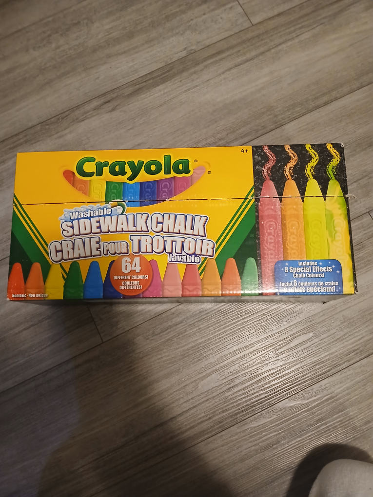 Crayola Washable Sidewalk Chalk - 64 Count