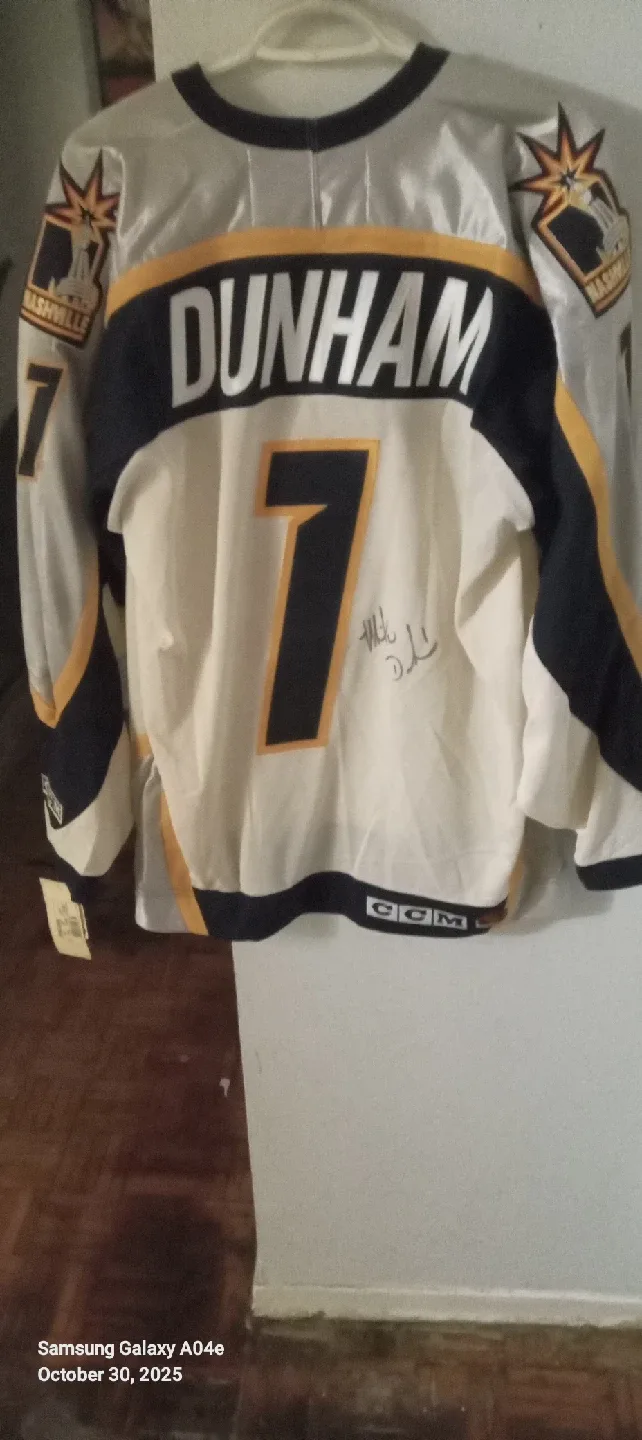 CCM Nashville Predators Dunham #7 Jersey
