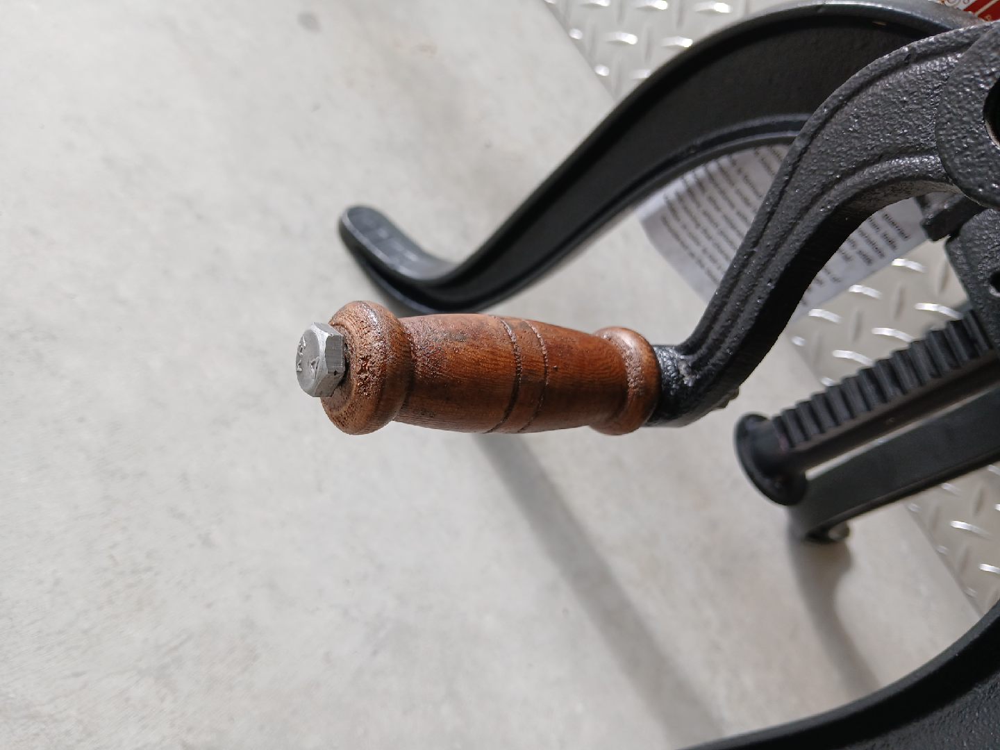 Marble Top Cast Iron Adjustable Table - photo 4