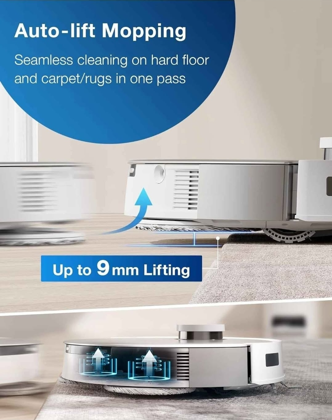 ECOVACS DEEBOT TEO Omni Robot Vacuum and Mop, - photo 3