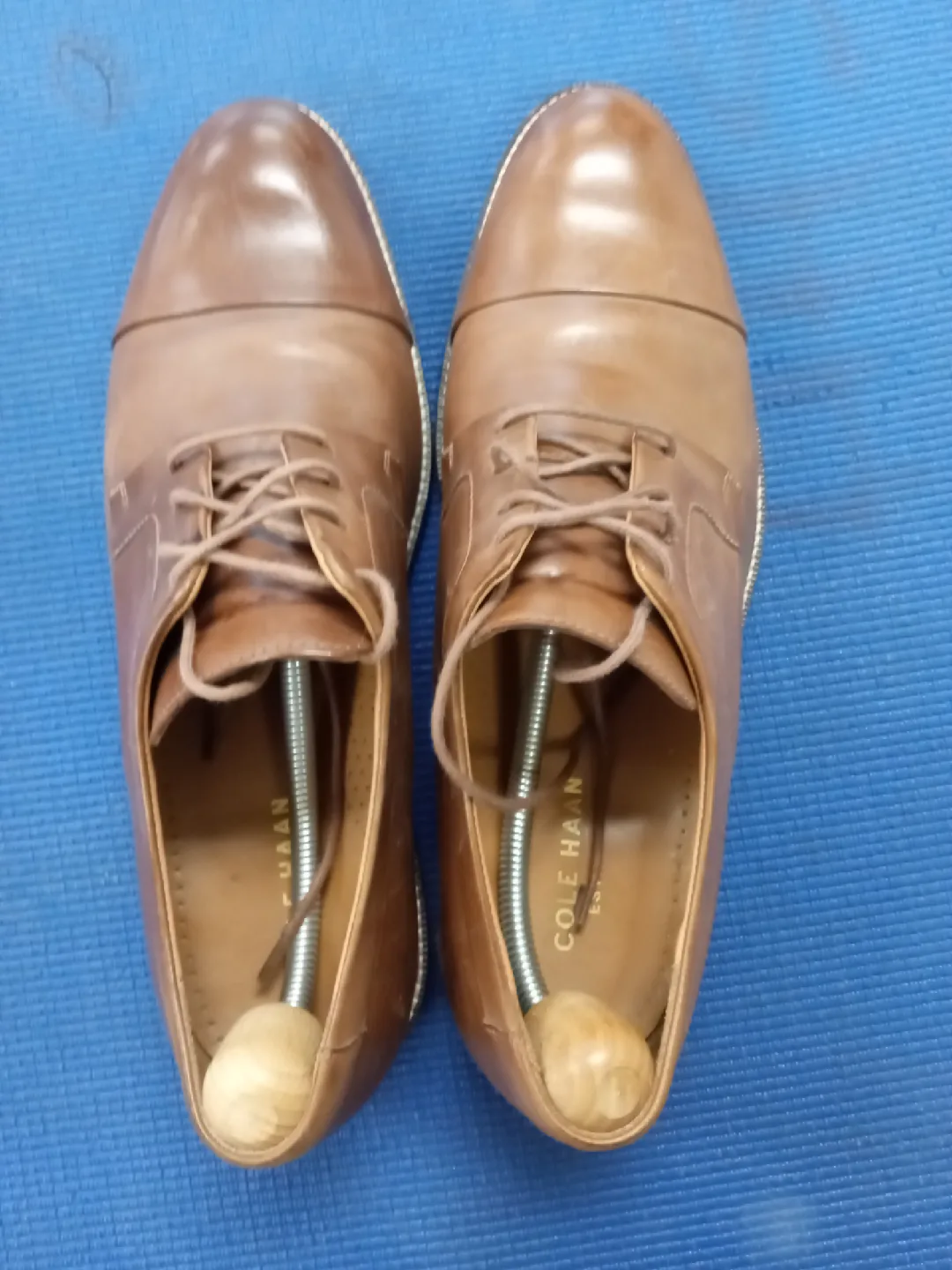 Cole Haan Brown Leather Dress Shoes image indicator(2)