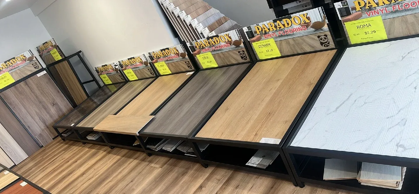 Vinyl flooring sale with stair tread