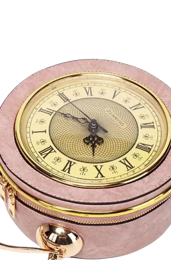 Clock Style Shoulder Bag - Unique Design! image indicator(9)