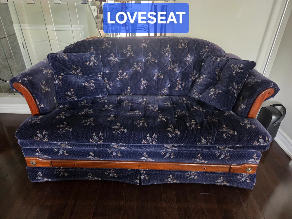 Sofa and Loveseat Set with 4 cushions image indicator(2)