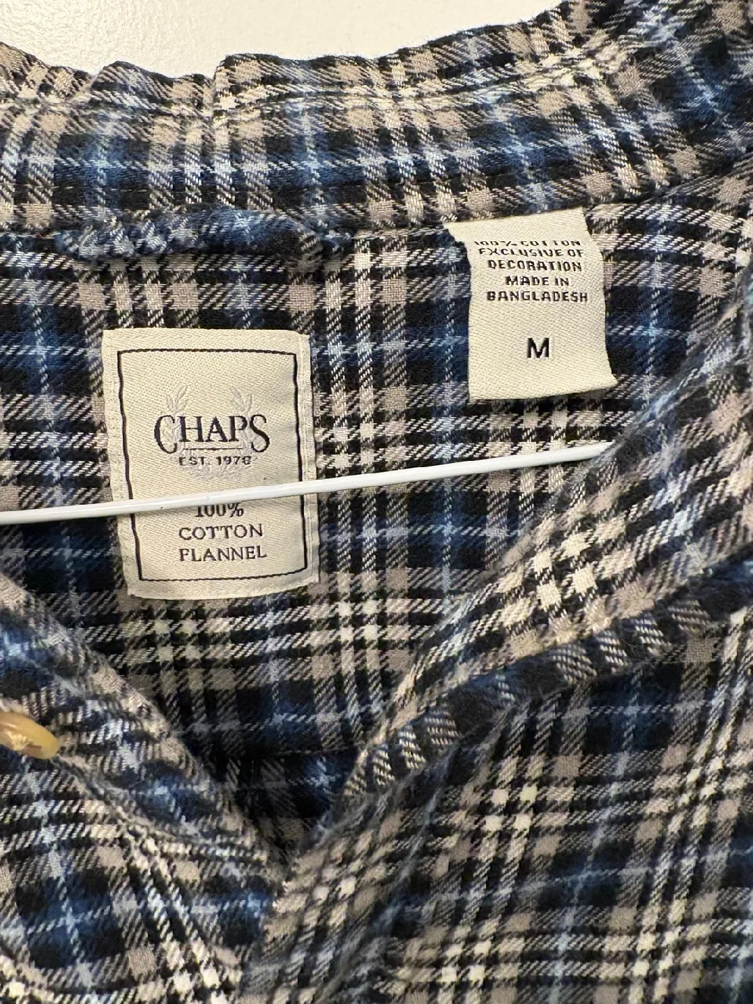 Chaps Flannel Shirt - Size M image indicator(2)