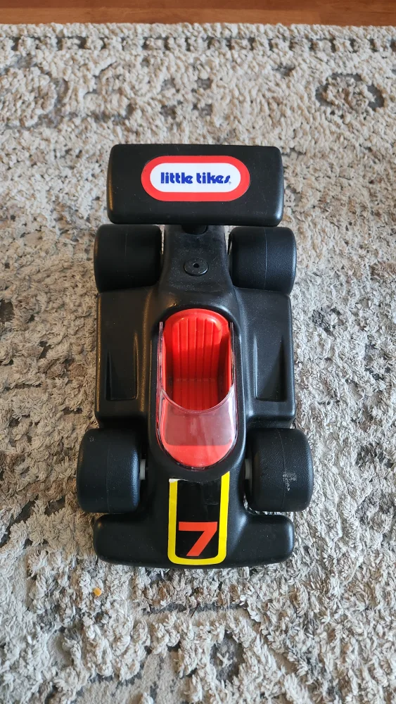 Vintage Little Tikes Black Race Car image indicator(4)