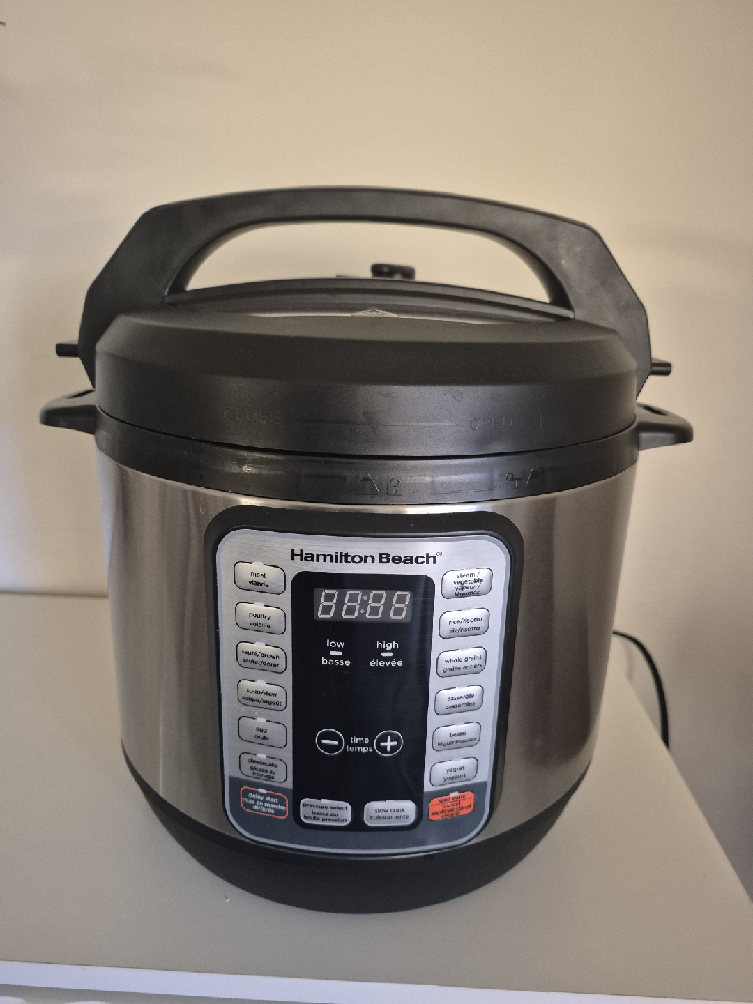 Hamilton Beach QuikCook 8 Quart Pressure Cooker