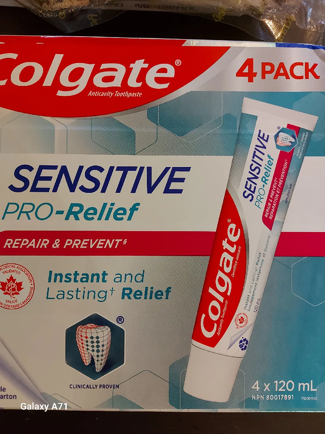 Colgate Sensitive Pro-Relief Toothpaste 4-Pack-120ml/ea thumbnail