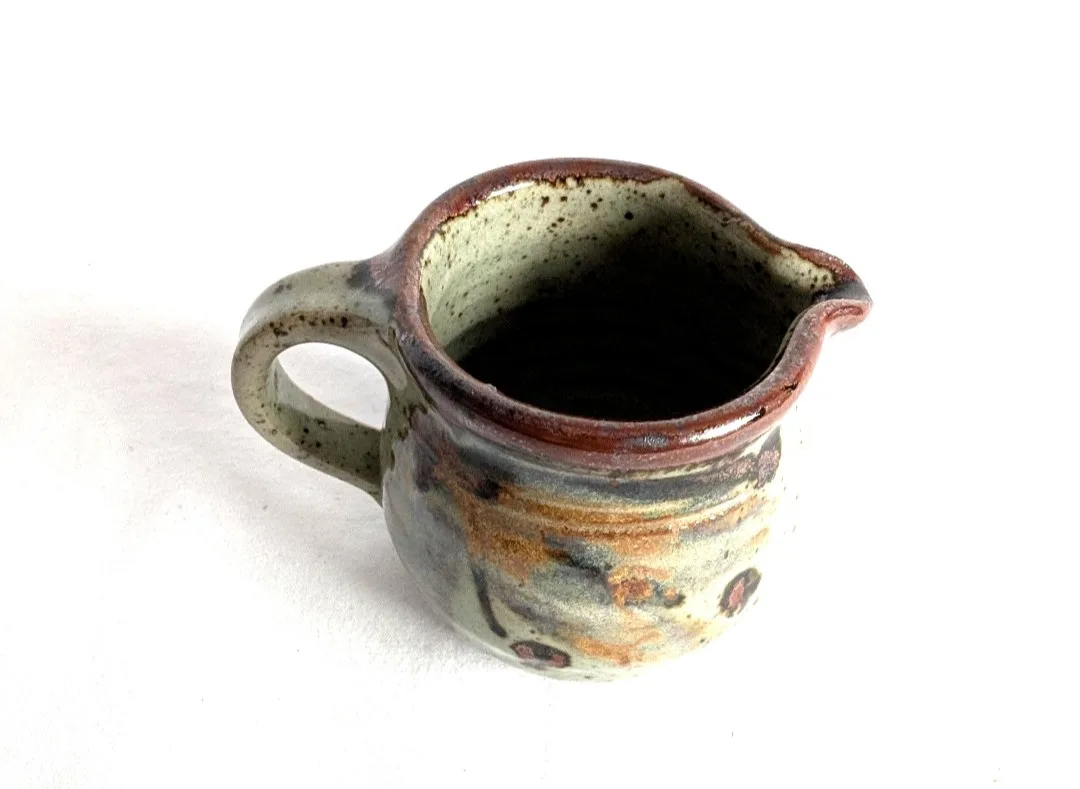 Studio Pottery Creamer ~ Retro Kitchenware ~ Glazed Pottery image indicator(5)