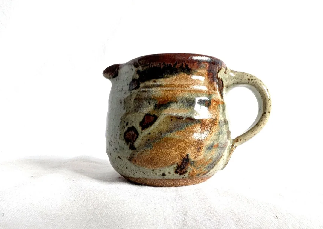 Studio Pottery Creamer ~ Retro Kitchenware ~ Glazed Pottery image indicator(6)
