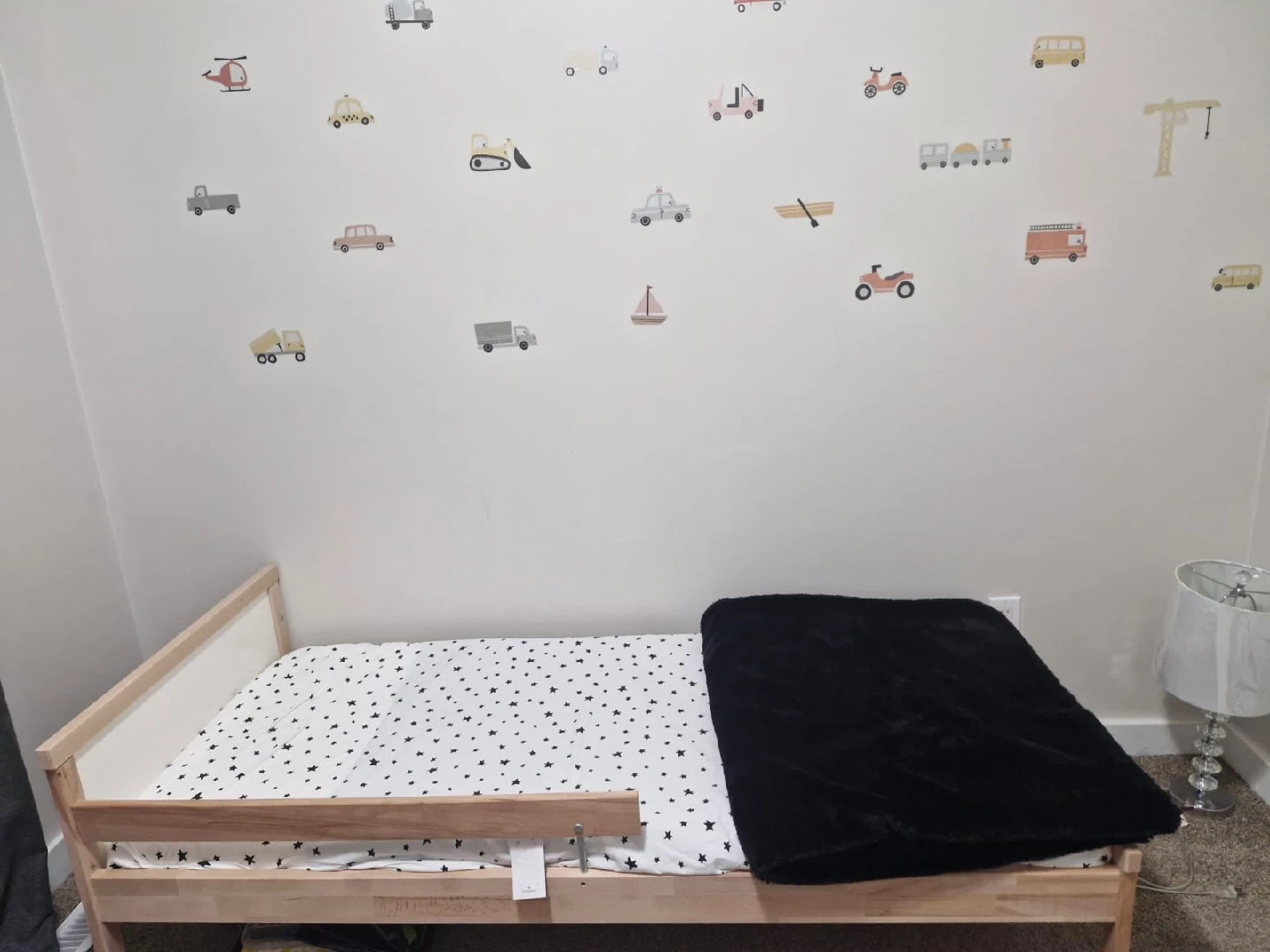 IKEA SNIGLAR Bed Frame with Mattress Karrot