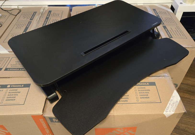 PrimeCables Ergo Standing Desk Converter - Black